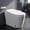 White & Flat Top 6016, variant on ICEEIF Smart Toilet with Bidet Built-In, Tankless One-Piece Elongated Toilet, UV-C Self-Cleaning, Auto Open & Close Lid, Foot Sensor Flush, Heated Seat, Warm Air Dryer, White Egg Shape