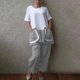 thumbnail image 2 of Traje de cintura de color sólido de verano para mujer Traje de dos piezas casual de moda Wmkox8yi bvn1005, 2 of 8