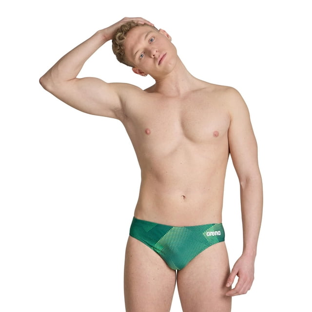 Sunga Arena MaxLife Verde Resistentes al Cloro Talla 30