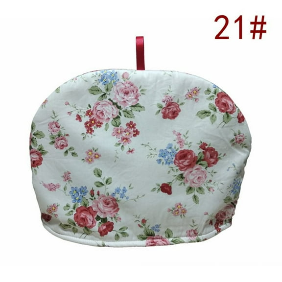 Cotton Teapot Insulation Cover With Polyester Filling 28X23Cm Insulated Teapot Cozy For Kitchen Dustproof & Heat Preserving Tea Pot Hood 21#