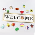 thumbnail image 3 of Clearance! Welcome Sign & Home Sign for Front Door 2-Side Rustic Decor with 15 Interchangeable Holiday Icons Festival Wall Hanging & Table Decor, 3 of 6