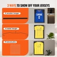 thumbnail image 5 of VEVOR Jersey Display Frame Case, 24 x 32 x 1.5 in, Large Lockable Sport Jersey Shadow Box with 98% UV Protection PC Glass and Hangers, for Baseball Basketball Football Hockey Shirt, Black, 5 of 9