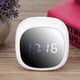 thumbnail image 5 of Verdant Touch Reloj despertador digital para el hogar, multifuncional, LED, para escritorio, maquillaje, superficie de espejo, reloj silencioso digital para dormitorio, blanco, 5 of 10