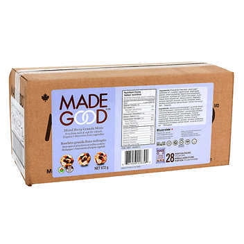 MadeGood Minis Granola aux Baies Mélangées, 28 24 g