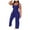 Navy, variant on Aayomet Women Jumpsuits Women's Casual Sleeveless Stitching Jumpsuit Wide-leg Summer Fashion Women's Jumpsuit,Green S