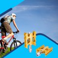 thumbnail image 2 of Ztto 1 par de aleaciones de aleación Pedal plano Pedal Sólido 32 Puntos de ciclismo Pedales de bicicleta de montaña Piezas de ciclo reemplazables Ajuste Amarillo Inevent OD002858-01B, 2 of 6