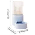 thumbnail image 3 of Distributeur Automatique Auto-Remplissant Combiné de Nourriture pour Animaux, Eau Potable pour Chats, Petits Chiots, Usage Intérieur, Système de Réservoir Grande Capacité avec Conception à Alimentation Lente, 3 of 4