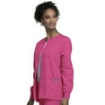 thumbnail image 4 of Cherokee Workwear Prints Women's Scrubs Jacket Snap Front Warm Up 4350, 4 of 7