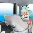 thumbnail image 6 of Zhaomeidaxi Baby Car Mirror, Car Seat Mirror, Monitor Infant Child in Rear Facing Car Seat, Baby Rearview Adjustable Safety Seat Mirror for Kids, 6 of 7