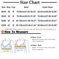thumbnail image 2 of JUNWELL Woman‘s Embroidered Glossy Bra Push Up No Rims Adjustable Bras Comfortable Breathable Underwear, 2 of 3