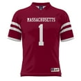 thumbnail image 2 of Men's GameDay Greats #1 Maroon UMass Minutemen Football Jersey, 2 of 4