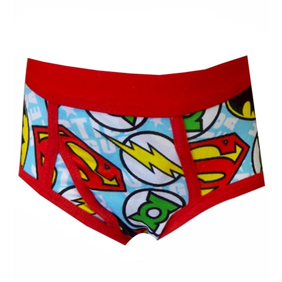 Fruit of the Loom Boys DC Comics Justice League Logo Briefs (Small)