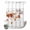 AbstractZF1067, variant on No Hook Shower Curtain with Built-in Rings - Green Tropical Coconut Tree Washable Waterproof Fabric Bathroom Curtains for Hotel,Rentals, 72 X 72 Inch Long , Summer Beach Palm Tree Beige
