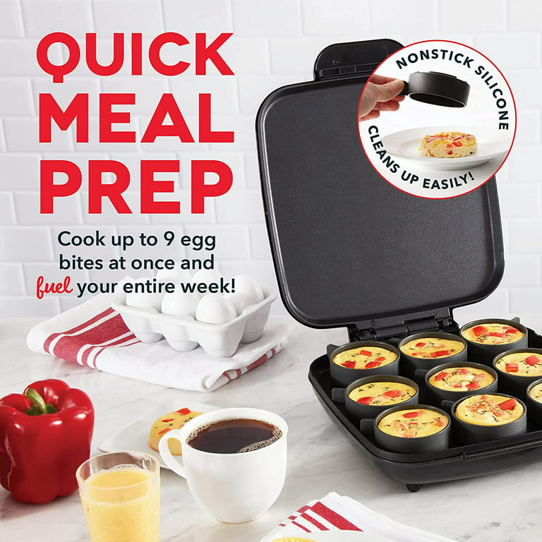 DASH Mini Electric Griddle & Family Egg Bite Maker - Cook Pancakes, Eggs,  and Healthy Egg Bites for the Whole Family