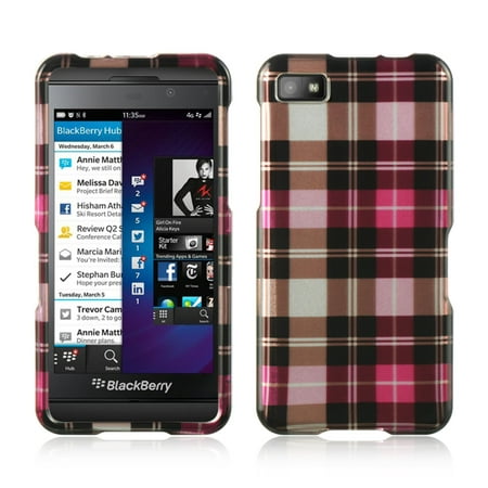 Insten Hard Rubber Coated Case For BlackBerry Z10 -