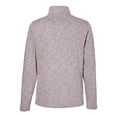 thumbnail image 5 of North End NE415 Men's Eclipse Jacquard Quarter-Zip Pullover-Burgundy Heather-4XL, 5 of 6