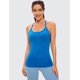 thumbnail image 2 of Musculosa CRZ YOGA sin costuras con espalda racer y sostén incorporado, talle L, 2 of 4