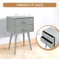 thumbnail image 3 of Urbanest Hartford Two Drawer Side Table, Slate Grey, 3 of 18