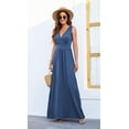 thumbnail image 4 of Vestido largo suelto sin mangas de verano para mujer Vestido largo casual con bolsillos Xemadio FSHY034-79, 4 of 5