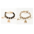 thumbnail image 5 of Pulsera con colgante de cristal, regalo, joyería, amuleto Blanco, 5 of 5