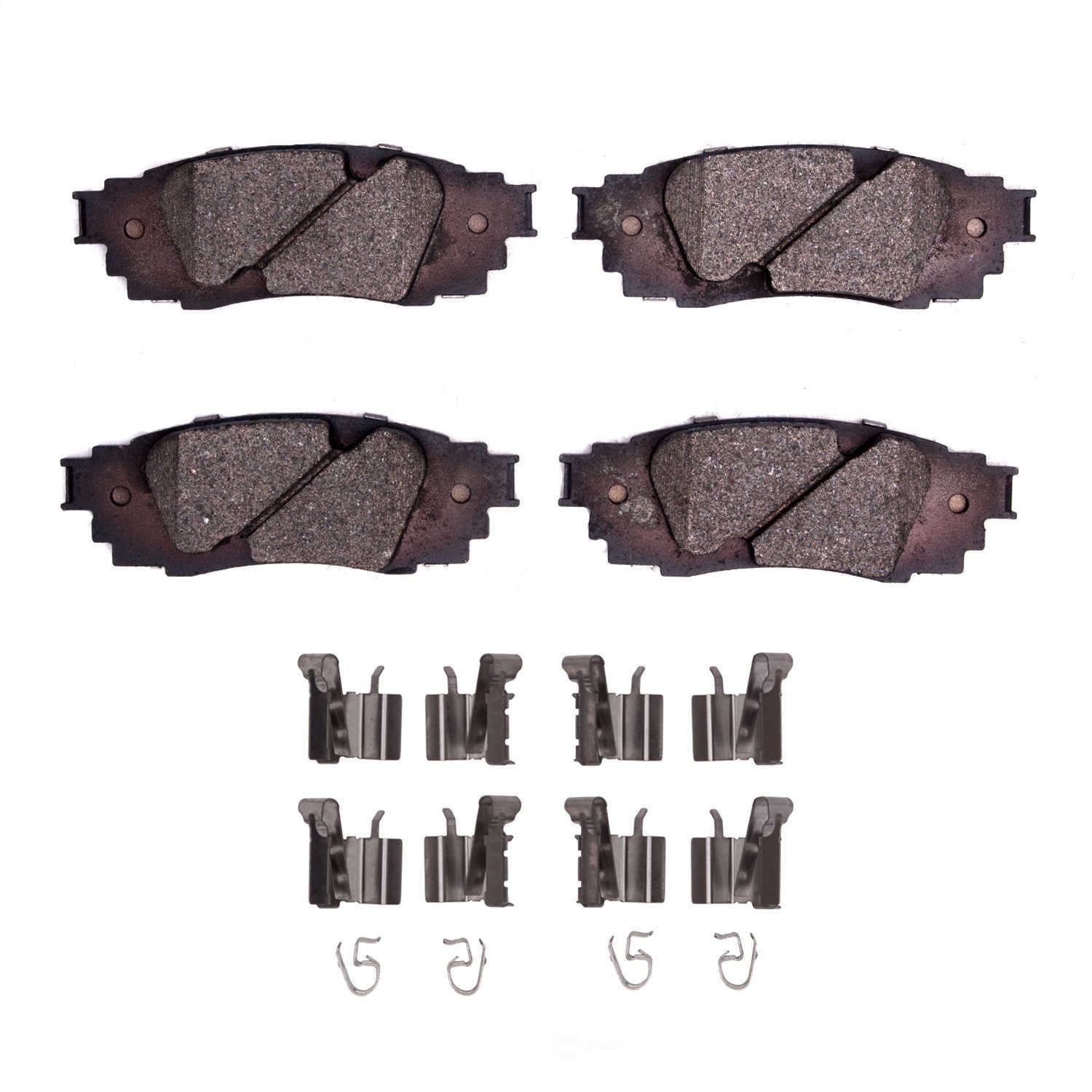 Dynamic Friction Company 1551-1879-01 DFC 5000 Advanced Brake Pads - Ceramic and Hardware Kit - OE