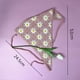 thumbnail image 2 of Banda para el cabello con pañuelo triangular de tulipán europeo y americano, banda para el cabello tejida con correa de punto, turbante elástico, diadema de cereza, 2 of 6