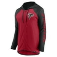 thumbnail image 2 of Women's Fanatics Red/Black Atlanta Falcons Script Full-Zip Hoodie, 2 of 3