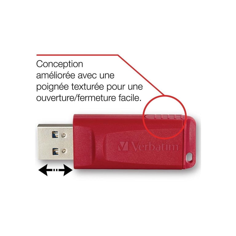 外付けハードディスク・ドライブ Verbatim Store 'n' Go Mini Stripe 2TB Verbatim Store n Go 2TB Portable External Hard Drive USB 3.0