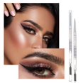 thumbnail image 6 of Eyebrow Pencil Round Pencil - Double Ended Automatic Pencil, Sweatproof, Waterproof, Smooth Application, Dark Brown Color, Beginner Friendly, Beauty Tool, Women, 0.53oz, 1pcs 1 PC*1, 6 of 7