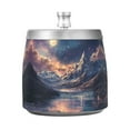 thumbnail image 7 of Yayeee Ashtray with Lid for Cigarette Smokeless Stainless Steel Home Ash Holder, Ethereal Mountain, 7 of 7