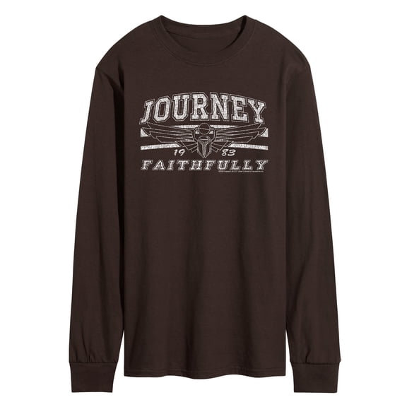 Journey - Faithfully - Men's Long Sleeve Graphic T-Shirt