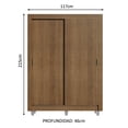 thumbnail image 3 of Ropero Closet Madesa Dallas Plus 2 Puertas con Pies MM 05, 3 of 5