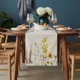 thumbnail image 2 of Eucalyptus Leaves Table Runner - 72 Inch Long, Kitchen Dining Table Runner Dresser Scarves, Farmhouse Retro Botanical Flowers Herbs Farmhouse Decor for Coffee Tables Wedding Party Banquet, 2 of 8