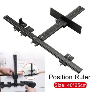 TABODD Cabinet Hardware Jig for Handles and Knobs,Adjustable Punch Locator Drill Template Guide