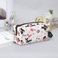 thumbnail image 6 of Uemuo Dachshund Dog Puppy Pattern Portable Toiletry Bags with Handle, Waterproof travel Make up Bags for Women, Large Capacity Travel Cosmetic Bags, 6 of 9