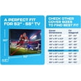 thumbnail image 6 of Garnetics 52-55” Outdoor TV Cover Waterproof and Weatherproof Outside Television Protector, Football, 6 of 7