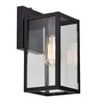 thumbnail image 4 of 2 Pack Dusk to Dawn Sensor Outdoor Wall Light, Waterproof Outdoor Wall Lamps Porch Lights Wall Lantern, Wall Sconce with Seeded Glass,Matte Black, 4 of 10
