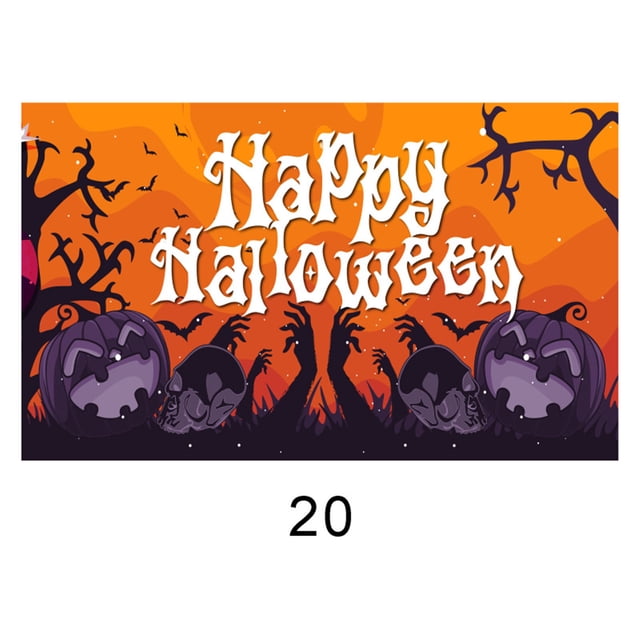 Fondo de fiesta de pancarta de decoración de Halloween, pancartas de Halloween, molde de calabaza