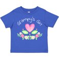 thumbnail image 3 of Inktastic Grampy's Girl- Heart Flowers Girls Toddler T-Shirt, 3 of 5