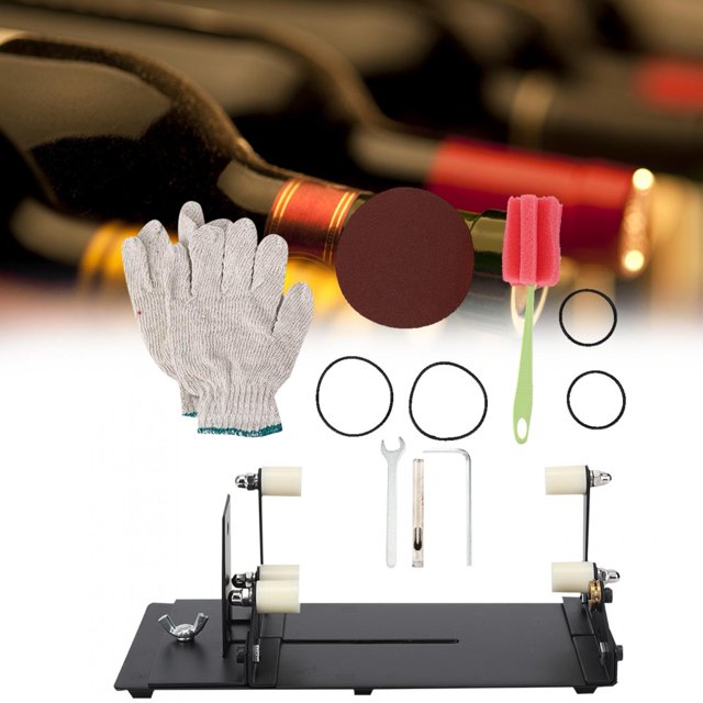 Cortador de botellas de vidrio hermoso cortador de botellas estable a prueba de agua resistente al desgaste para herramientas manuales ANGGREK Otros