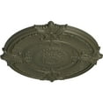 thumbnail image 3 of 53 1/2"OD x 3 1/2"P Attica Acanthus Leaf Ceiling Medallion (Fits Canopies up to 4 5/8"), Hand-Painted Witch Hazel, 3 of 5