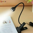 thumbnail image 2 of SPENCER USB Flexible Reading LED Bright Light Clip-on Beside Bed Desk Table Light Book Lamp for Notebook, Desktop, PC, Studying Lighting "Silver-White", 2 of 11