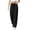 Black, variant on Qiggri Wide Leg Sweatpants for Women Loose Baggy Casual Drawstring Sweatpants with Pockets Fashion Daily Streetwear Trousers Summer Fall L