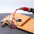 thumbnail image 5 of Vertedor y tapón de vino - Paquete de 5 - Diseño cónico Vertido sin goteo - El tapón crea un sello - Mantiene el vino fresco, 5 of 5