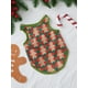 thumbnail image 1 of Polina Brazil 1pc Red & White Striped Christmas Pet Vest With Cute Animal Print For Cats And Dogs, 1 of 4