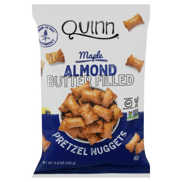 Quinn Maple Almond Butter Filled Pretzel Nuggets, 5.0 oz