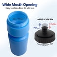 thumbnail image 4 of Trail maker Reusable Leakproof Water Bottles, 25 Oz. BPA Free Pull Top Cap & Squeeze for Water & Sports Drinks, 50 Pack, 4 of 9