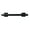 Matte Black, variant on 42-inch Coronado Designer Straight Bathroom Shower Grab Bar with Decorative Square Flanges, Satin