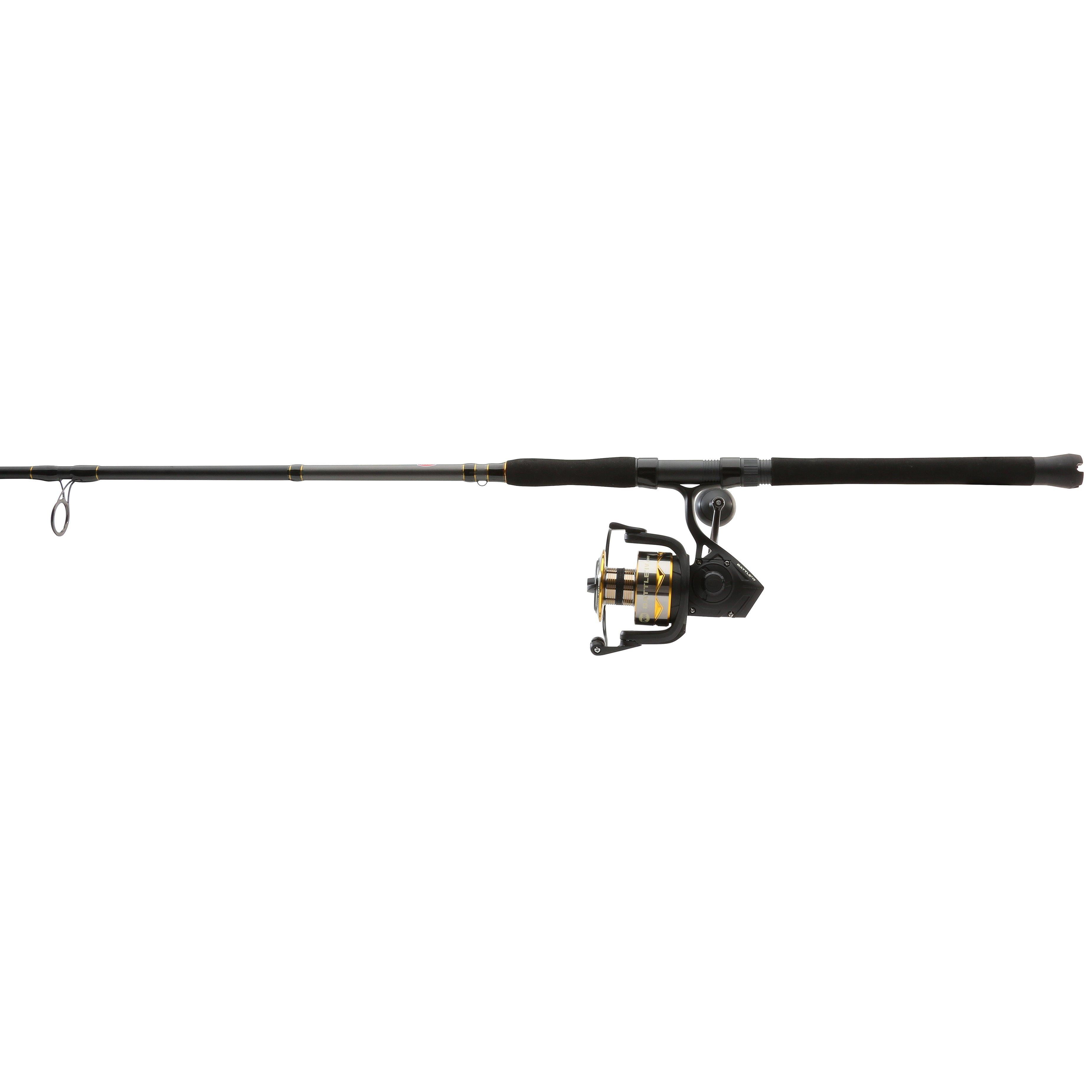 PENN Battle IV Spinning Fishing Combo, 7' Heavy Rod, 8000 Size Reel