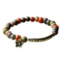 thumbnail image 1 of Bracelet en Forme de Perles Multicolores pour Femmes avec Couture en Métal, 1 of 9